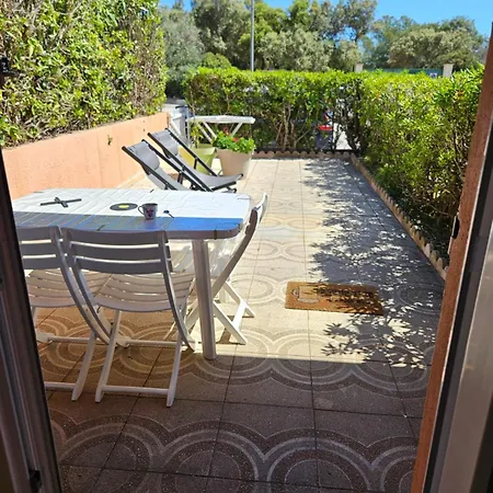 Διαμέρισμα Presqu'ile De Giens, Maison Rdc Avec Acces Et Jardin Prives Sans Vis-a-vis, Piscine, Plages A 2 Min A Pieds Ιέρ