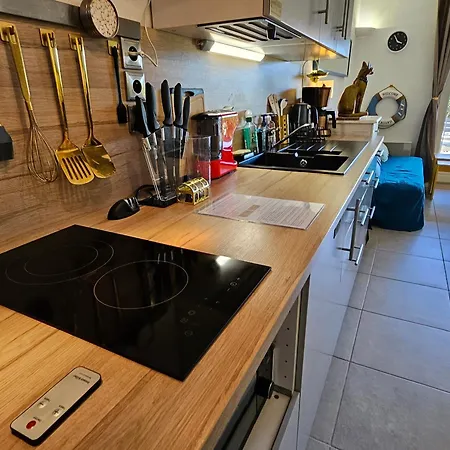Appartement Presqu'ile De Giens, Maison Rdc Avec Acces Et Jardin Prives Sans Vis-a-vis, Piscine, Plages A 2 Min A Pieds Hyères